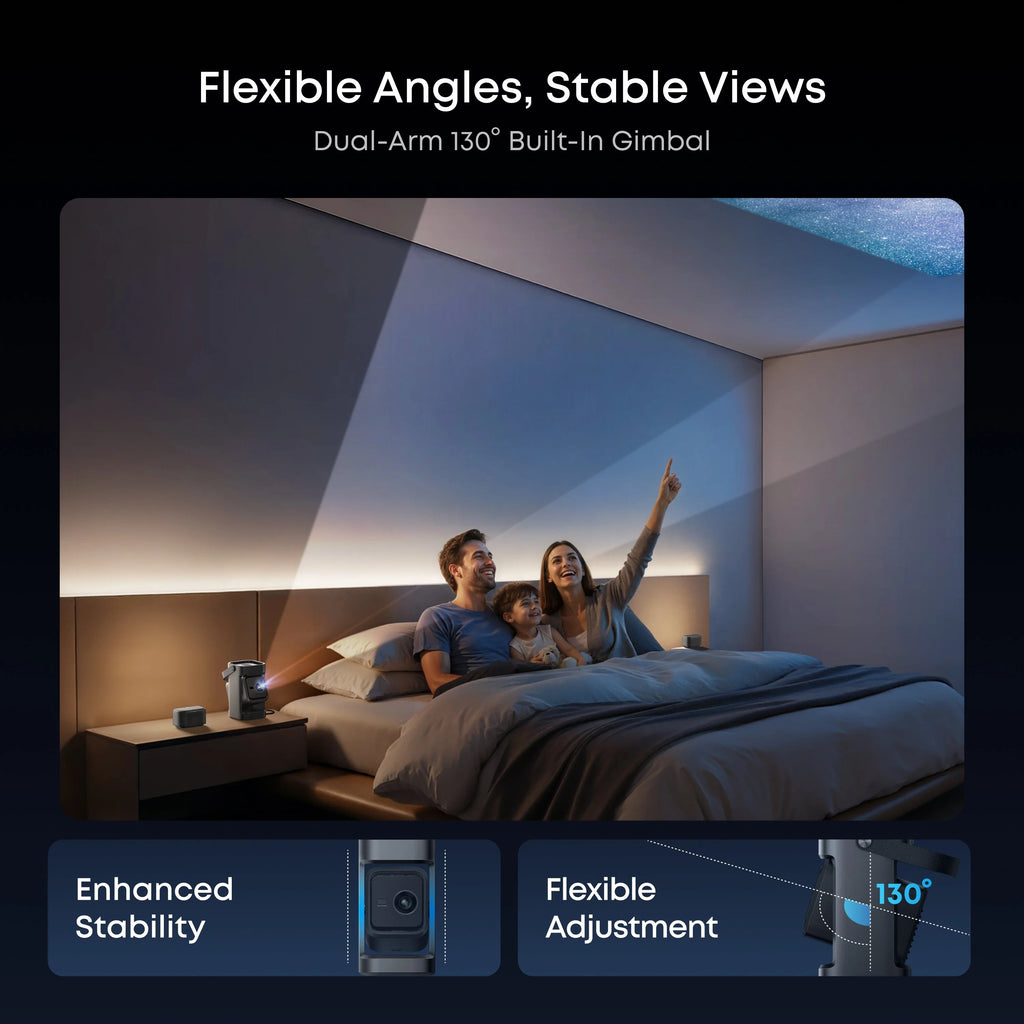 【NEW】Nebula P1 | World's First Portable Projector with Detachable Speakers | 650-Lumen Full HD Smart Portable Projector