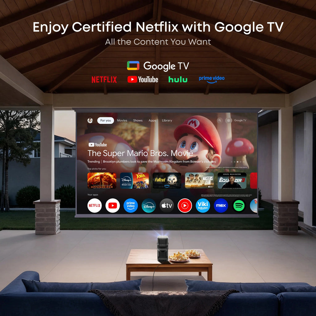 【NEW】Nebula P1 | World's First Portable Projector with Detachable Speakers | 650-Lumen Full HD Smart Portable Projector